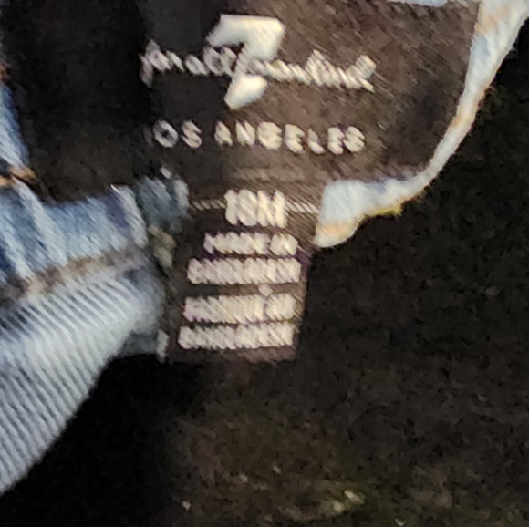 7 For All Mankind Kids Blue Denim Shorts - Picture 7 of 7